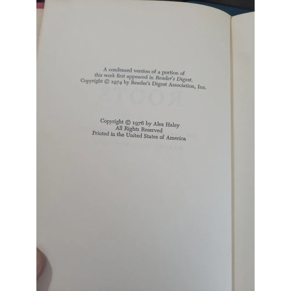 Roots by Alex Haley International Collectors Library 1976 ‎ Photos For Condition